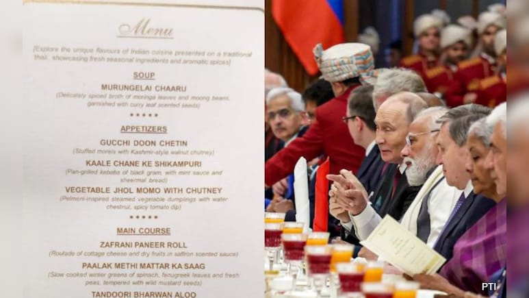 राष्ट्रपति भवन में पुतिन के लिए खास डिनर: अचारी बैंगन से केसर पुलाव तक जानिए क्यों खास था ये मेन्यू