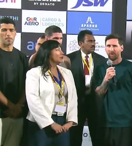 Lionel Messis Hearfelt Message For Hyderabad Crowd: "Thank You Very Much For Your Affection"