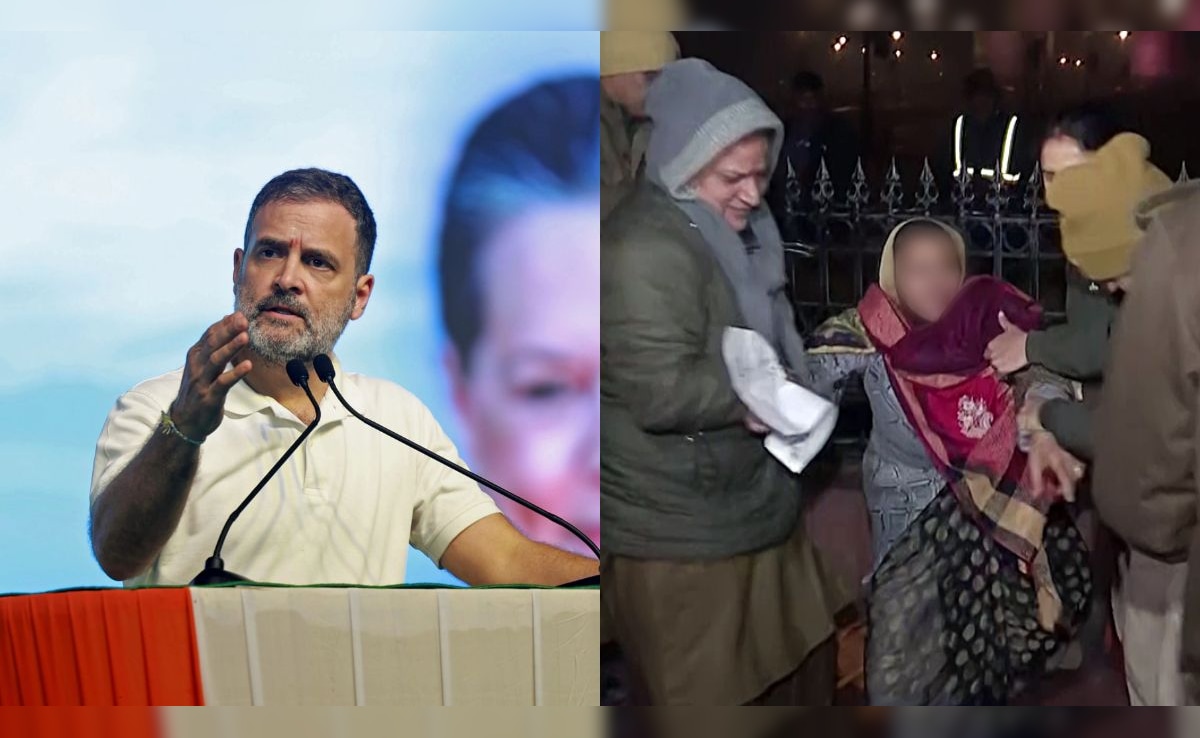 Rahul Gandhi's "Dead Society" Remark After Unnao Rape Survivor's Mother Manhandled