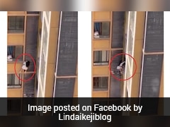 Video: Chinese Woman Dangles From 10th Floor Balcony To Escape Lover's Wife