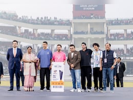 ICC Chairman Jay Shah Gifts Lionel Messi With India vs USA T20 World Cup 2026 Ticket On GOAT Tour