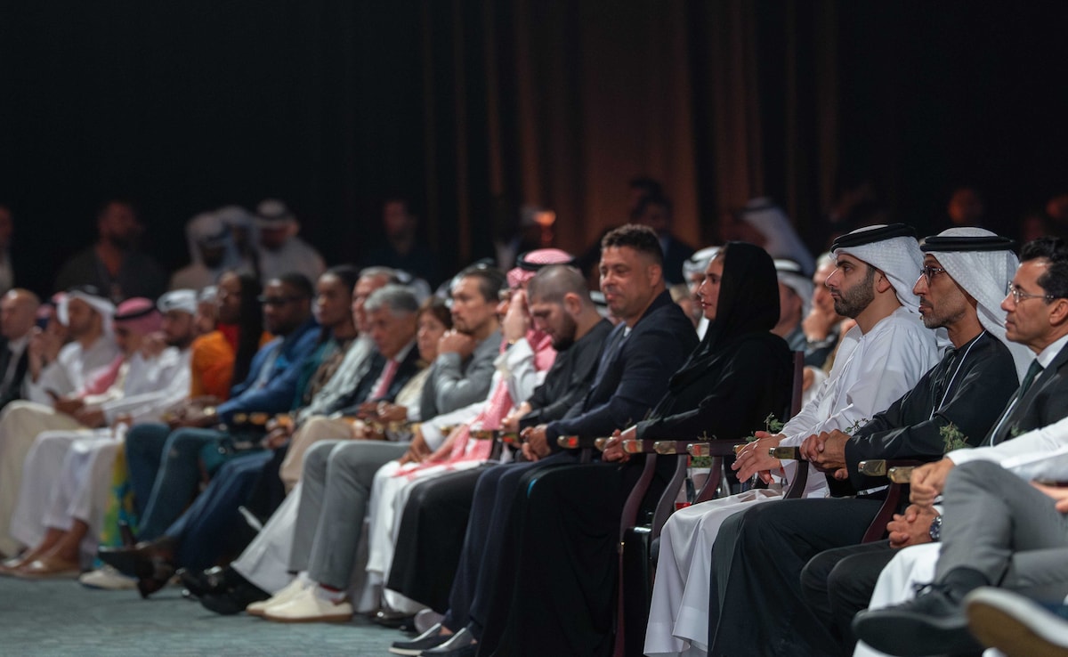 Hamdan Bin Mohammed Attends The Mohammed Bin Rashid Al Maktoum International Sports Award On Opening Day Of World Sports Summit