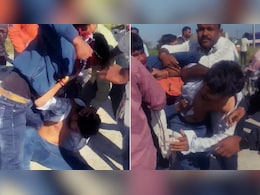 टोल प्लाजा पर गुंडागर्दी! ड्राइवर के कपड़े फाड़ बुरी तरह पीटा, गोल्ड चेन छीनी; VIDEO देख सिहर जाएंगे