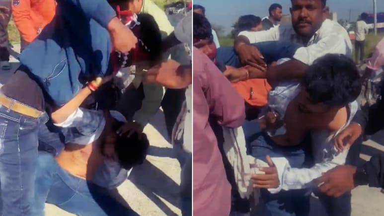 टोल प्लाजा पर गुंडागर्दी! ड्राइवर के कपड़े फाड़ बुरी तरह पीटा, गोल्ड चेन छीनी; VIDEO देख सिहर जाएंगे