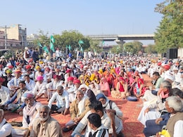जयपुर में सड़कों पर उतरे हजारों किसान, फसल नुकसान और जमीन अधिग्रहण पर सरकार को चेतावनी
