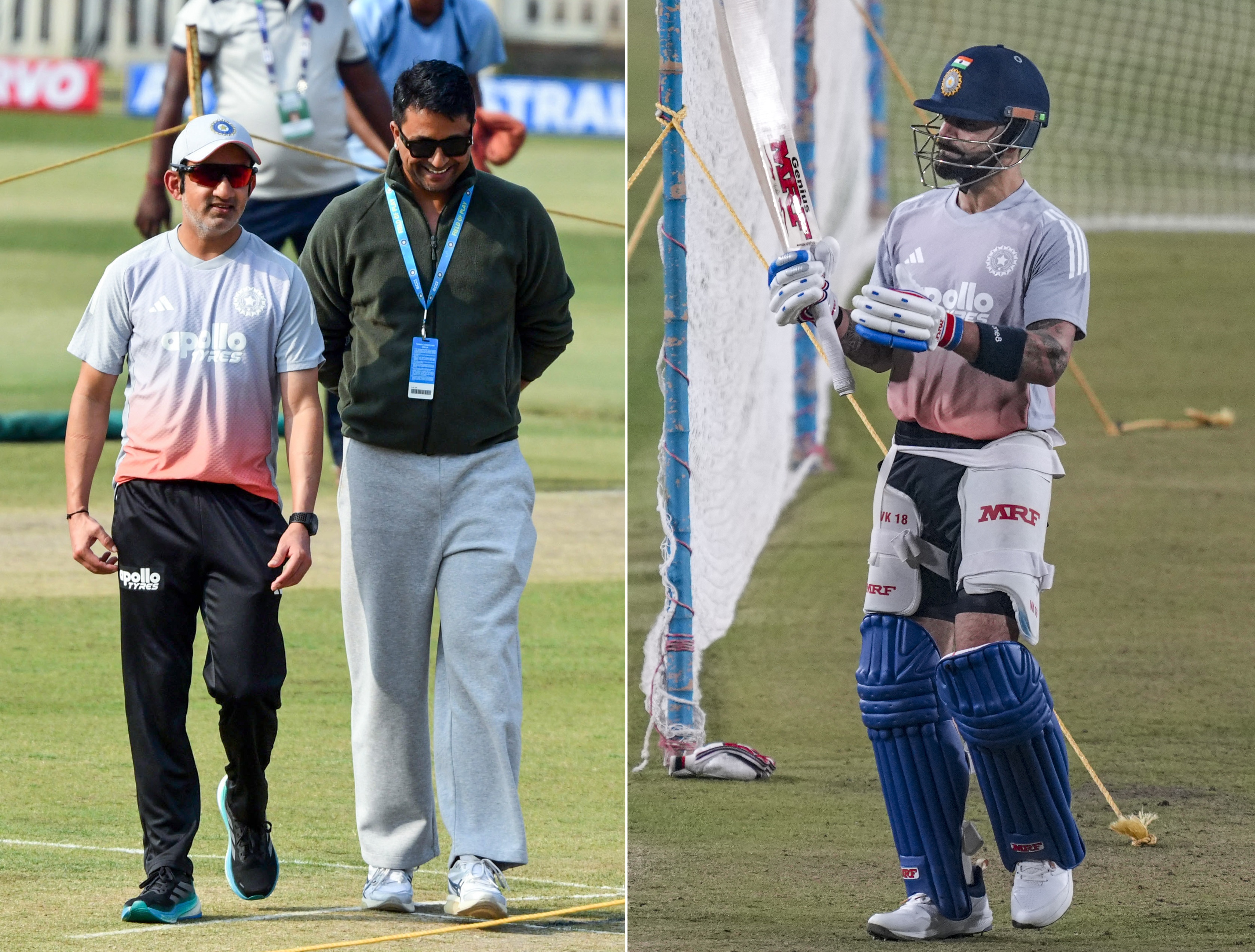 Kohli Walks Past Gambhir After Nets Session, Rohit Sharma Then Does This