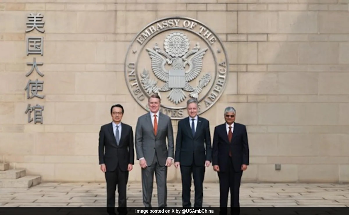 Quad Envoys Hold "Rare" Meeting In China To Discuss Indo-Pacific