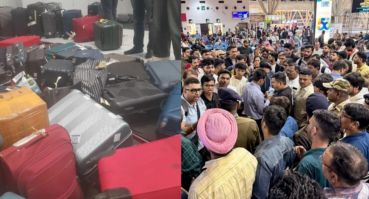 इंतहां हो गई इंतजार की... एयरपोर्ट पर जरा यात्रियों के सूटकेसों का पहाड़ देखिए