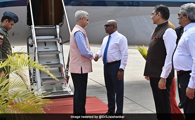 S Jaishankar Arrives In Maldives, To Witness Impact Of Developmental Assistance