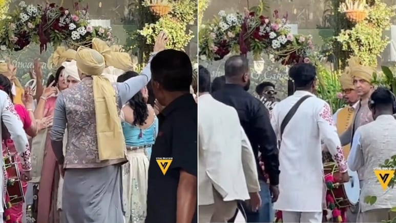 ऋतिक रोशन ने सिर पर पगड़ी बांध भाई की शादी में ली धांसू एंट्री, ढोलक की थाप पर बेटों संग जमकर किया डांस