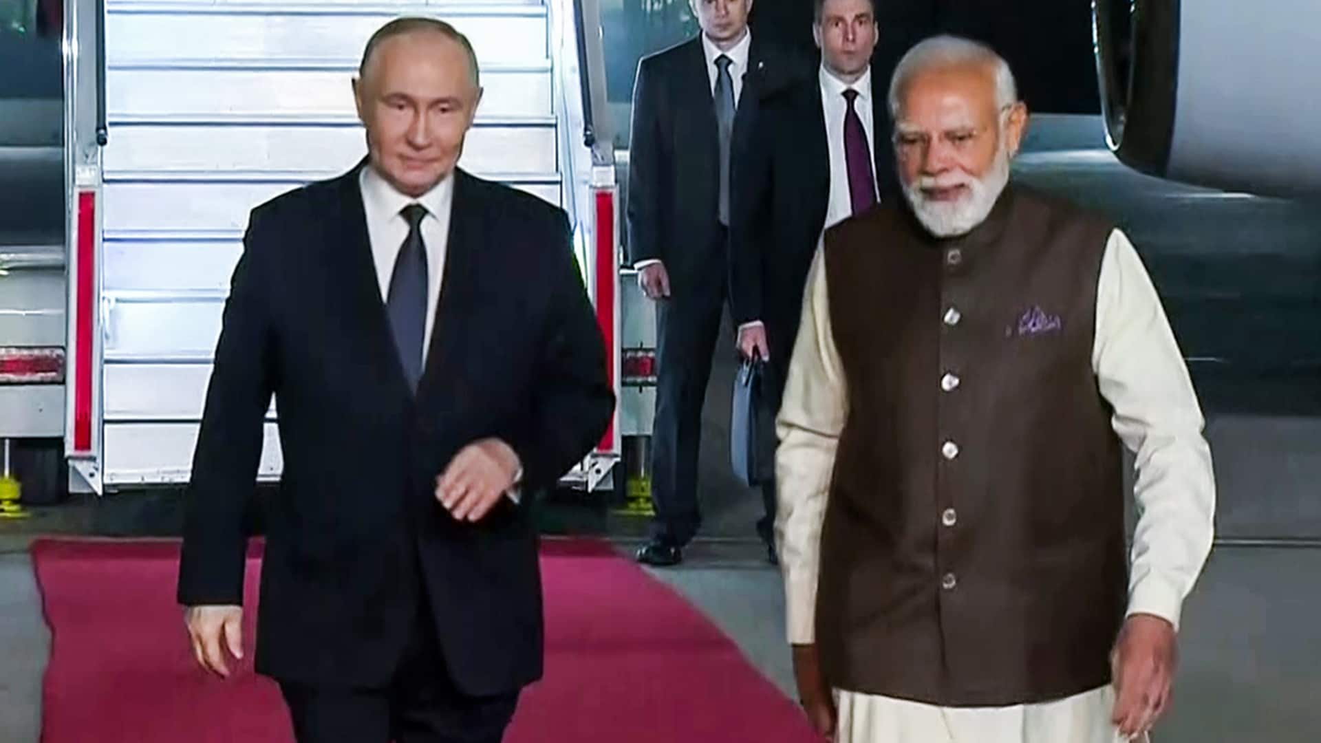 PM Modi Breaks Protocol, Receives President Putin At Airport