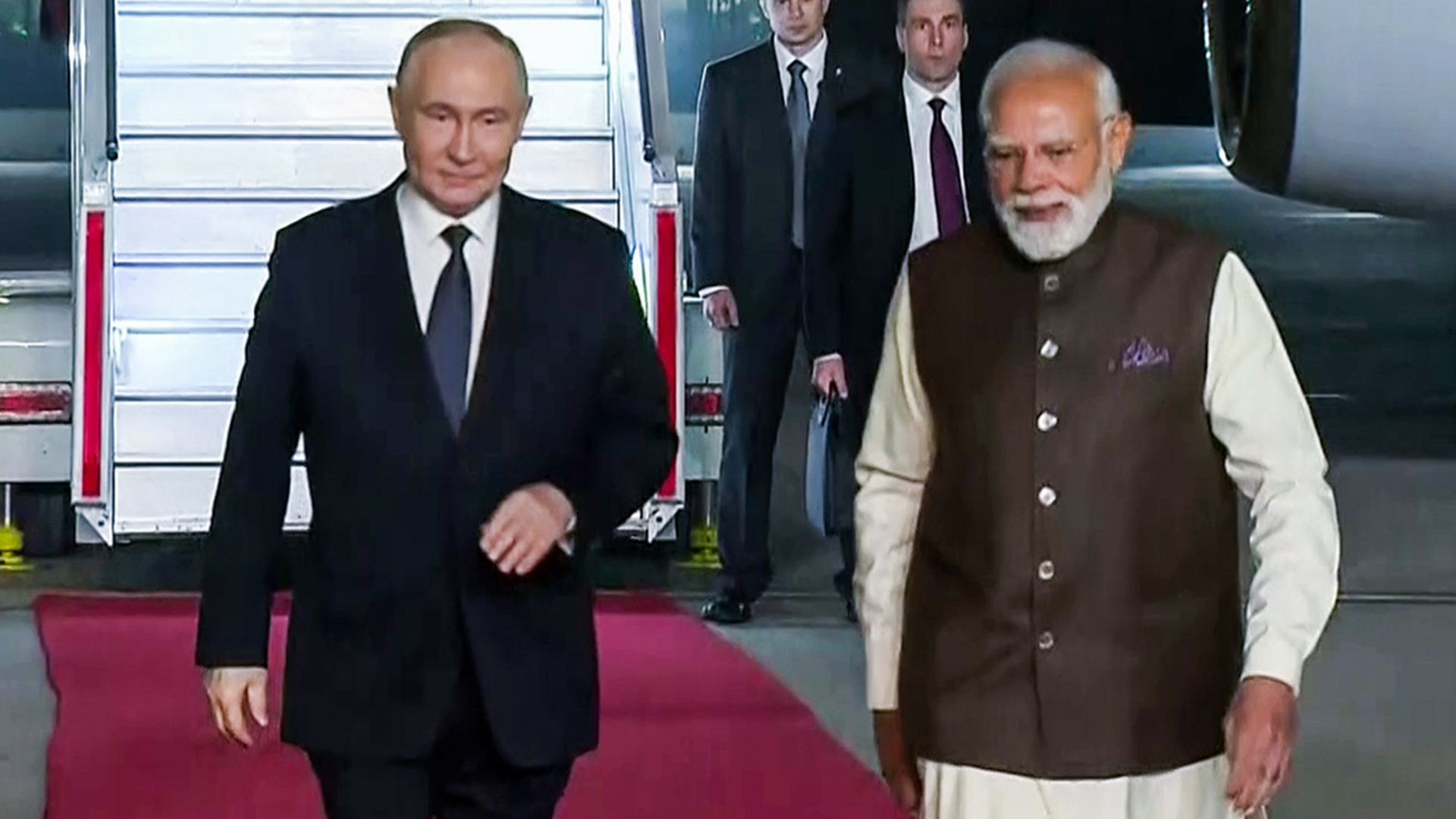 PM Modi Breaks Protocol, Receives President Putin At Airport