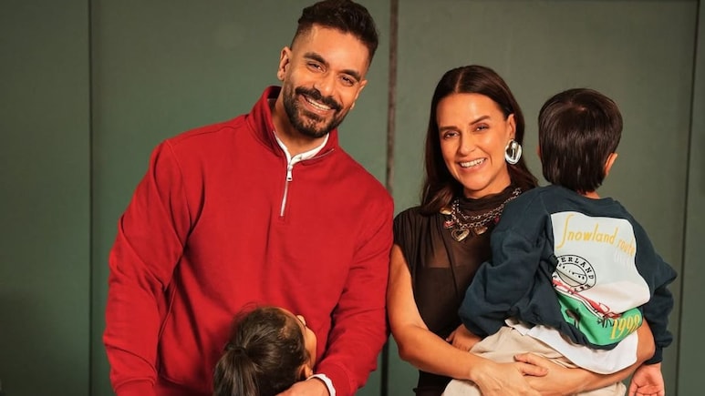 Inside Neha Dhupia-Angad Bedi's Rs 10 Crore Mumbai Home With Wooden Furniture And Curated Artworks