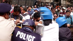 BLOs Clash With Police Outside Election Commission Office In Kolkata