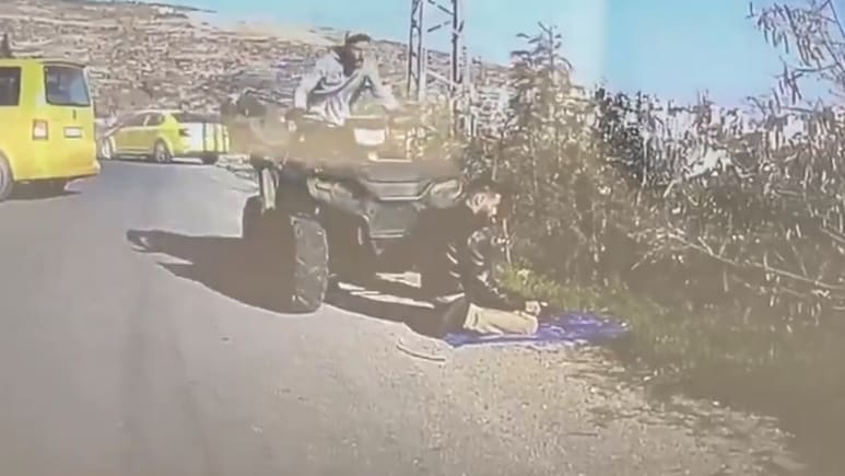 On Camera, Israeli Soldier Rams Vehicle Into Palestinian Man Offering Namaz