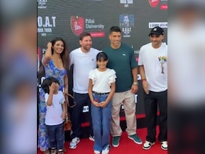 "One And Only GOAT": Harbhajan Singh Delighted After Meeting Lionel Messi In Mumbai