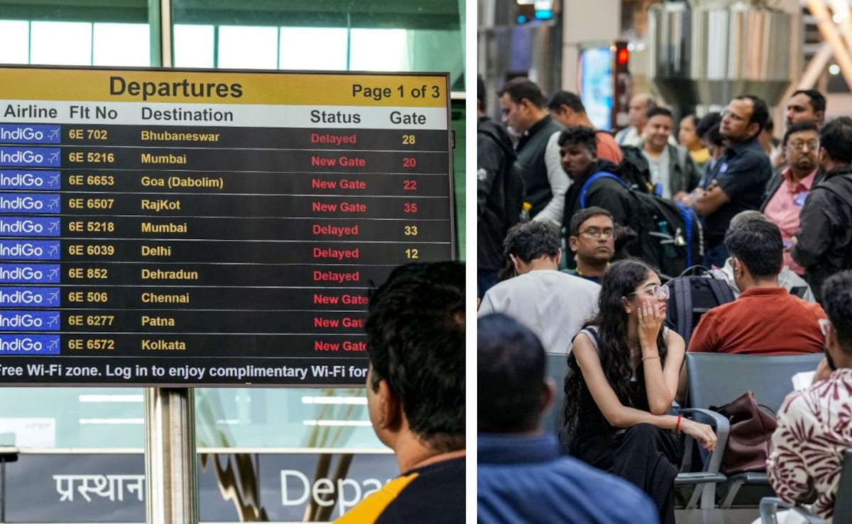 "Thanks To IndiGo, Haven't Slept In 3 Days": Passengers At Delhi Airport