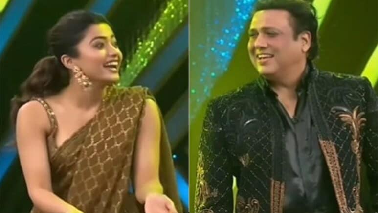 'सामी' पर रश्मिका का डांस देख गोविंदा से नहीं हुआ कंट्रोल, स्टेज पर आकर किया ऐसा डांस, श्रीवल्ल्ली ने जोड़ लिए हाथ