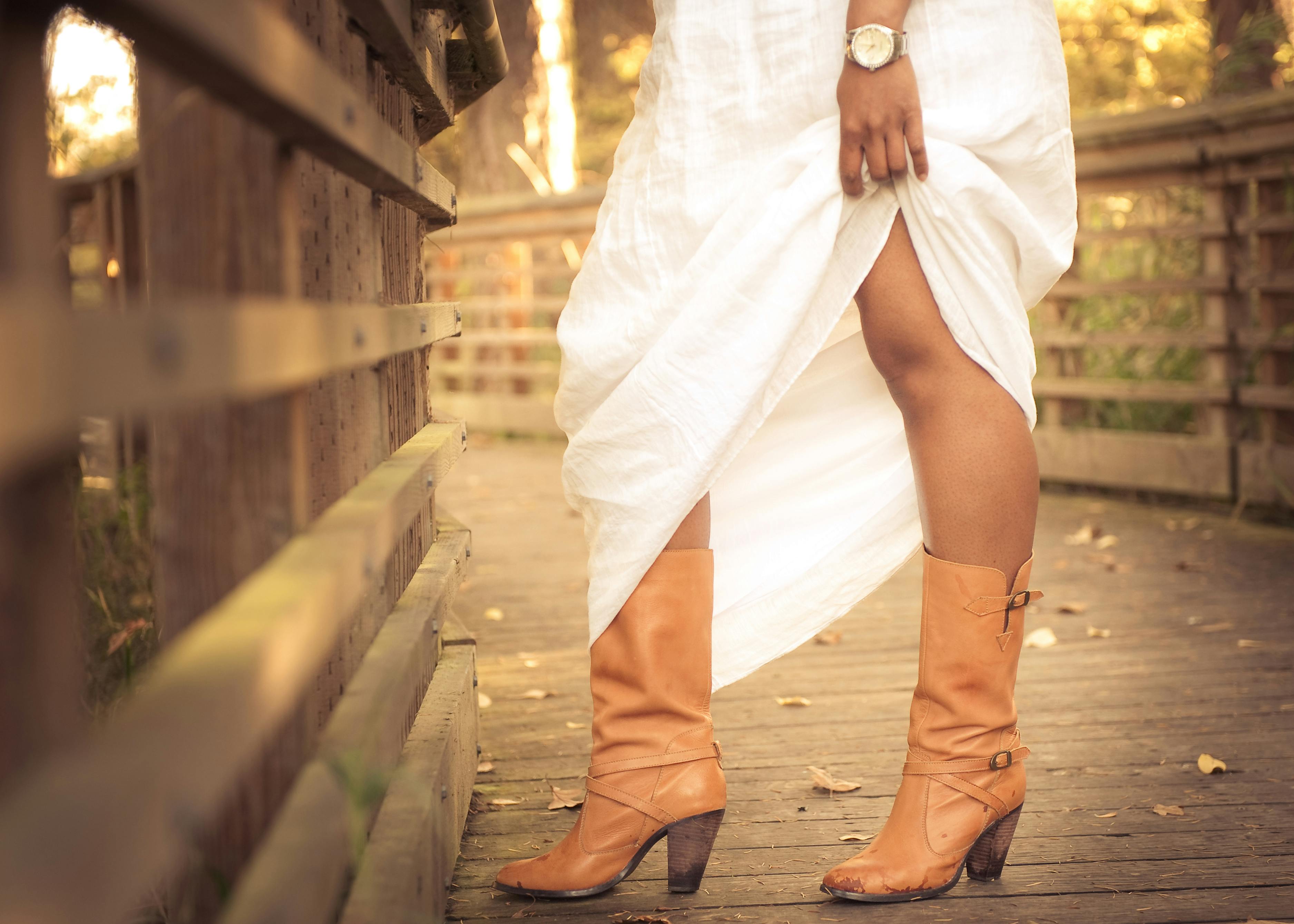 Mid-calf boot length