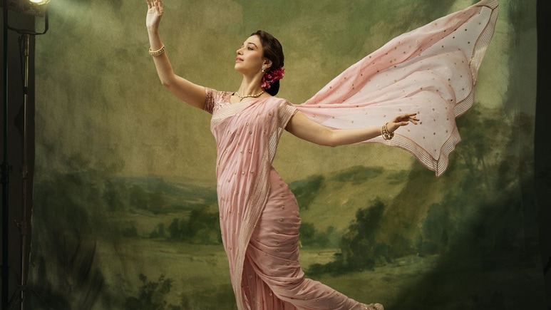 तमन्ना भाटिया का विंटेज लुक आउट, वी. शांताराम की बायोपिक में निभा रहीं हैं ‘जयश्री’ का रोल