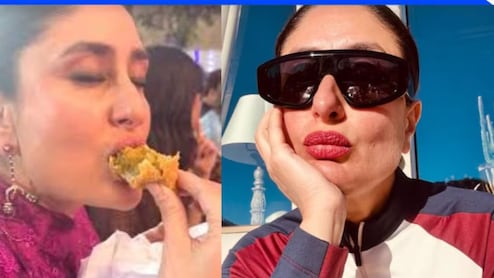 करीना कपूर के दिमाग में हमेशा घूमता है खाना, फोटो शेयर कर लिखा-&nbsp;डिनर का सपना देखते हुए, लंच खत्म किया