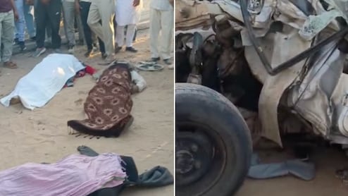 Churu News: नोखा-सीकर स्टेट हाईवे पर दर्दनाक हादसा, चूरू के बीदासर में कार-ट्रेलर टकराए, 4 की मौत, 4 गंभीर घायल