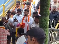 Virat Kohli, Washington Sundar Offer Prayers At Simhachalam Temple In Visakhapatnam