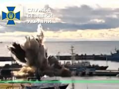 Video: Ukraine Hits Russian Submarine In First Underwater Drone Attack