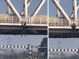 Video: Man Performs Chin-Ups While Hanging From Bridge Over Busy Highway