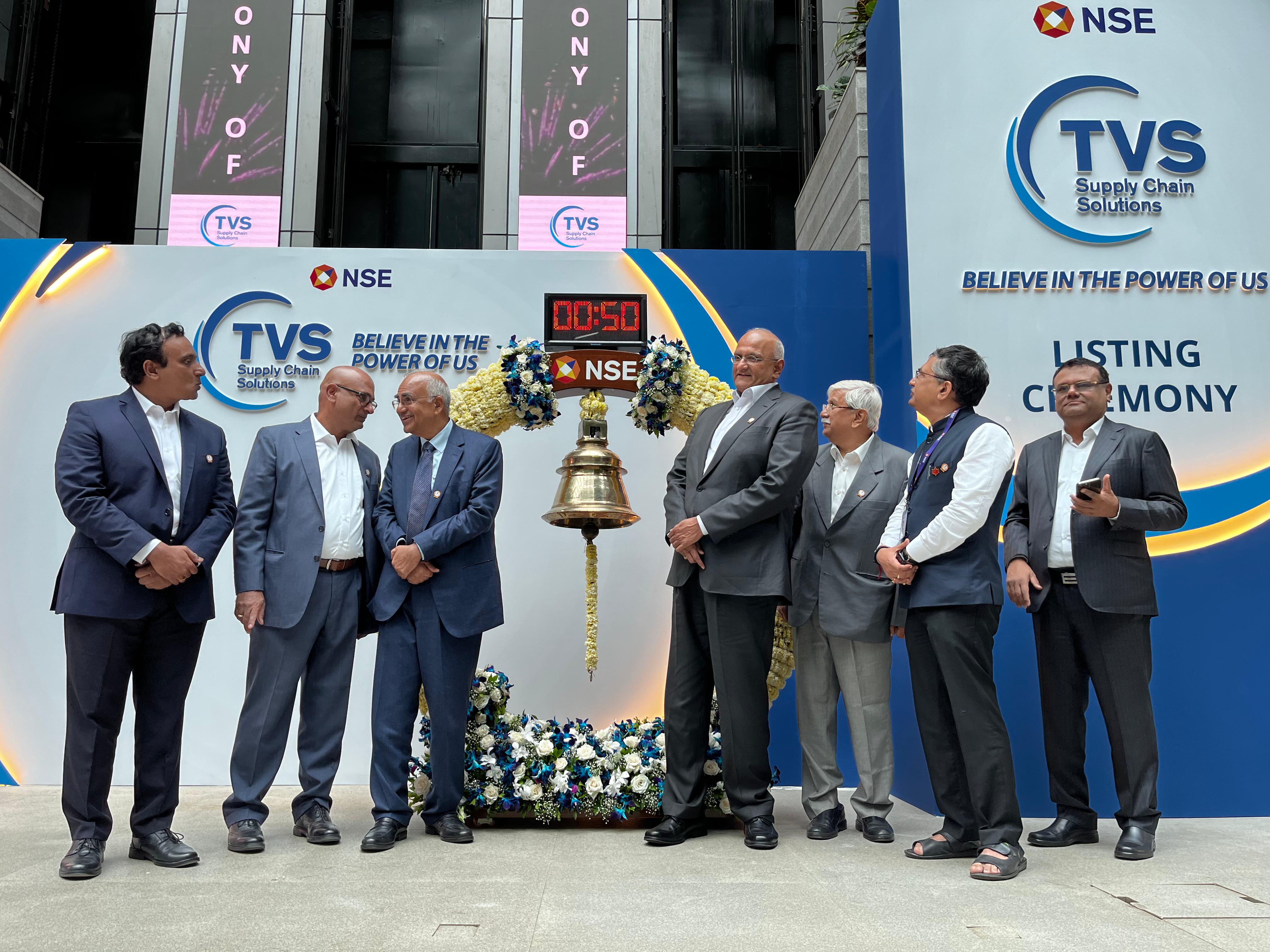 TVS Supply Chain Solutions Ends At Over 2% Premium To IPO Price On Debut