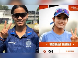 भारतीय महिला क्रिकेट टीम में शामिल हुईं ग्वालियर की स्पिनर वैष्णवी , सिंधिया सहित अनेक नेताओं ने दी बधाई 