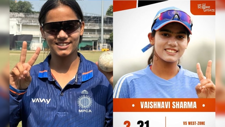 भारतीय महिला क्रिकेट टीम में शामिल हुईं ग्वालियर की स्पिनर वैष्णवी , सिंधिया सहित अनेक नेताओं ने दी बधाई 