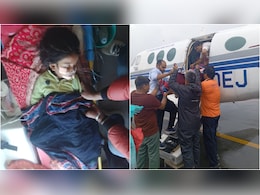 MP प्रधानमंत्री एयर एम्बुलेंस बनी जीवनरक्षक, लीवर फेल से जूझ रही 5 साल की बच्ची भोपाल एयरलिफ्ट