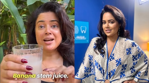 Sameera Reddy Drinks Banana Stem Juice For Gut Detox. What Is It?