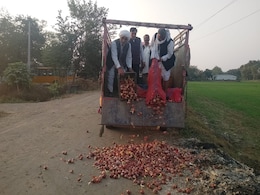 Onion Price in MP: प्याज ने निकाले आंसू, दाम नहीं मिलने से टूटे किसान... लागत निकालना हुआ मुश्किल, अब सड़कों पर फेंक रहे