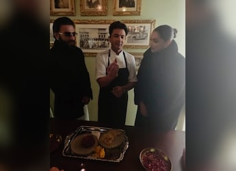 Watch: Chef Vikas Khanna Treats Ranveer Singh And Deepika Padukone To Unique Modaks In New York