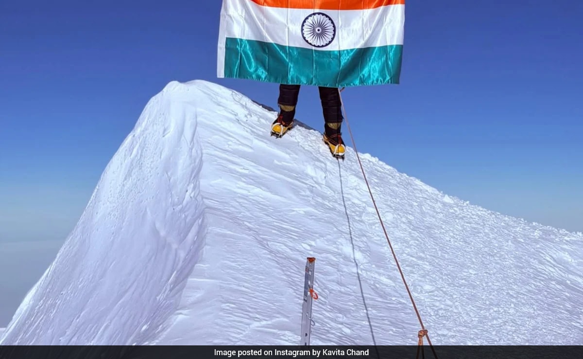 Uttarakhand's Kavita Chand Scales Antarctica's Highest Peak Mount Vinson