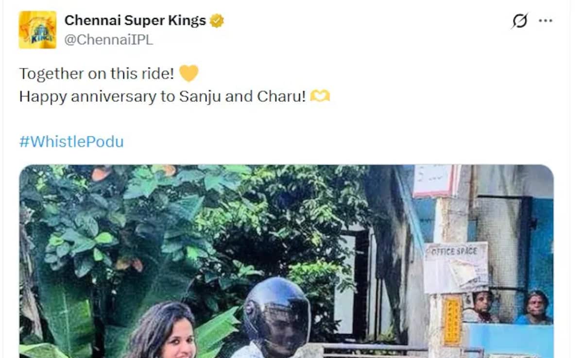 Sanju Samson With Wife Viral Photo