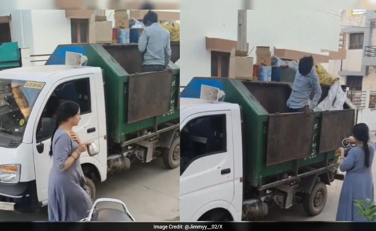 Woman Serves Morning Tea to Sanitation Workers