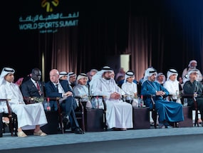 Hamdan Bin Mohammed Meets With FIFA President On The Sidelines Of The World Sports Summit In Dubai