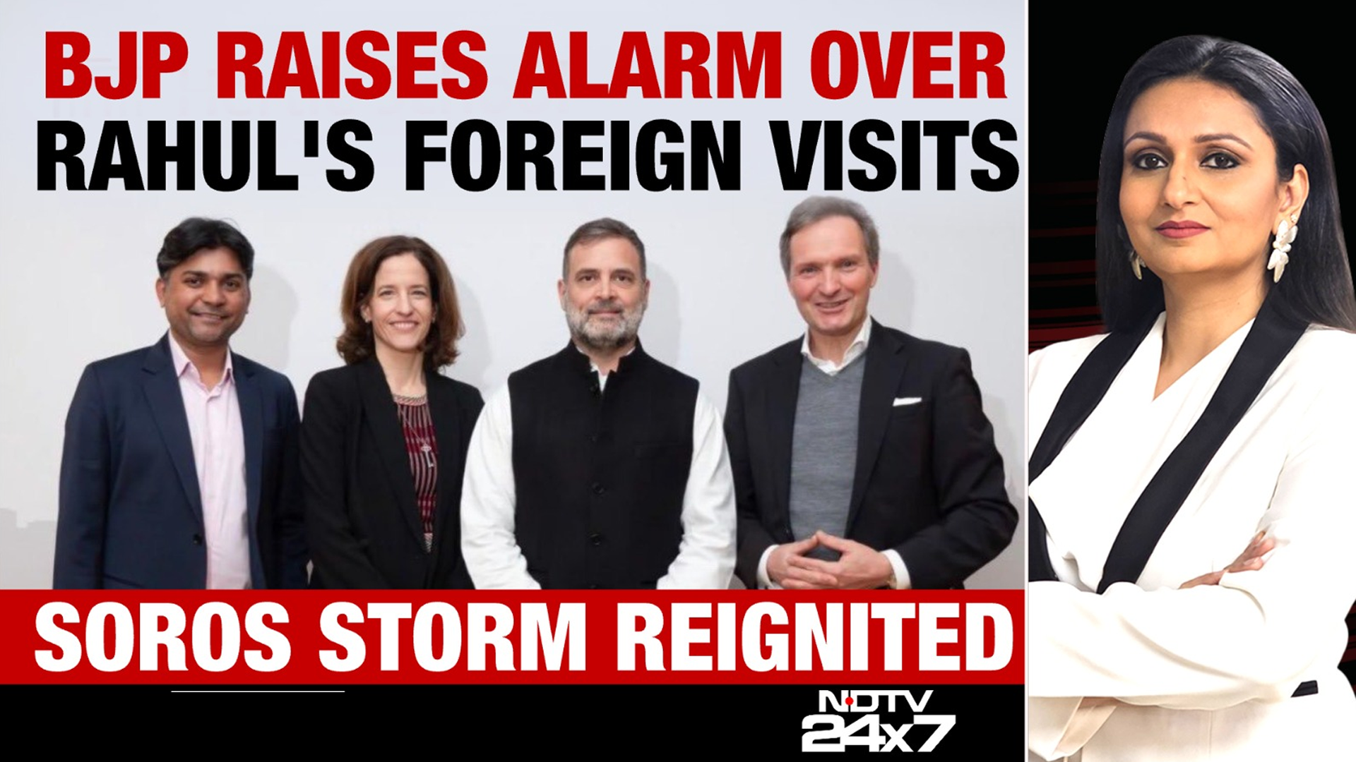 BJP Raises Alarm Over Rahul Gandhi's Foreign Visits: George Soros Storm Reignited