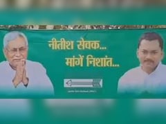 Posters Asking Nitish Kumar's Son To Take Over JDU Command Surface In Bihar
