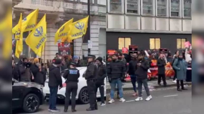 लंदन में बांग्लादेशी हिंदुओं के समर्थन में शांतिपूर्ण प्रदर्शन, खालिस्तानी कट्टरपंथियों ने डाली रुकावट