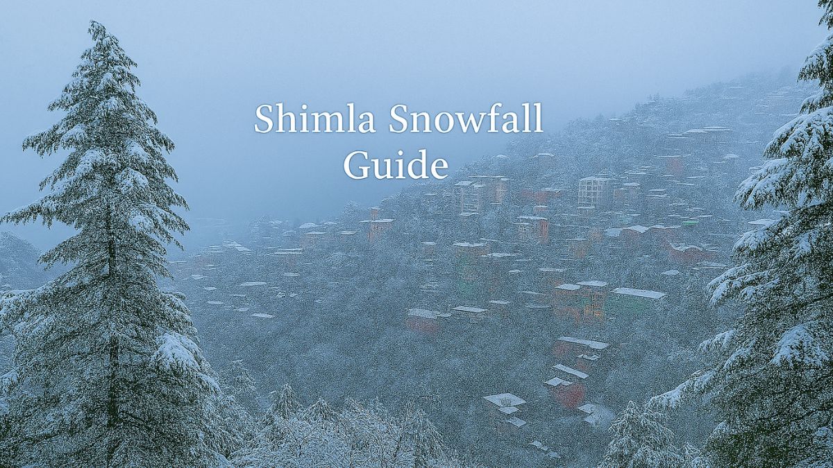 Shimla Snowfall Guide: When It Happens, Where To Go And What To Expect
