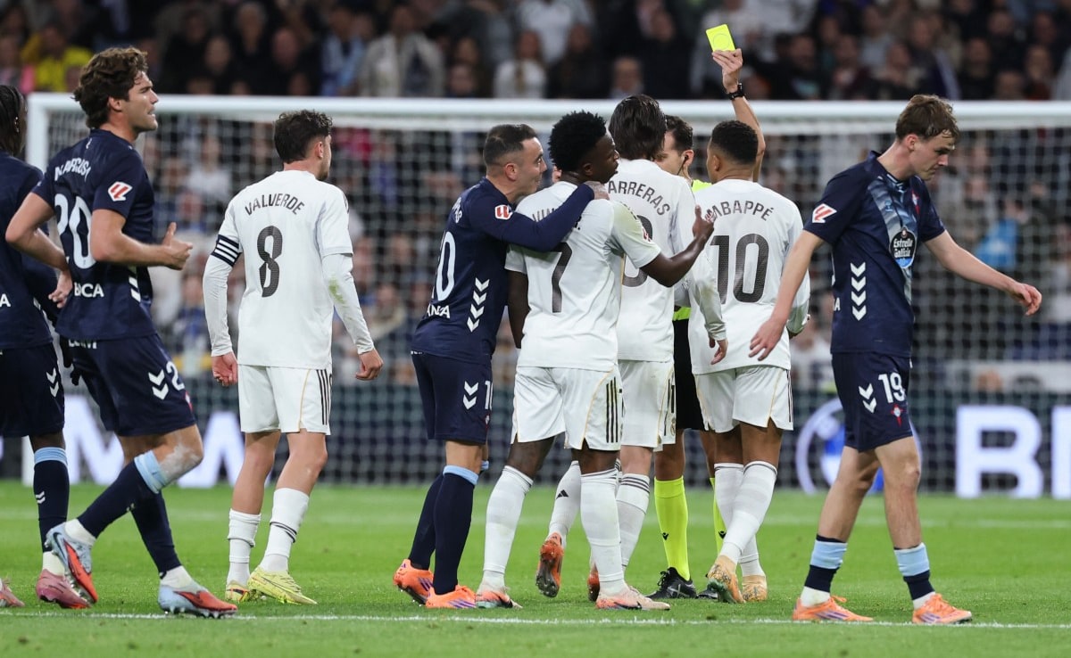 La Liga: Two Sent Off For Real Madrid In Celta Defeat