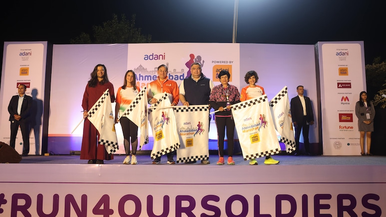 Record 24,000 Runners Participate In 9th Adani Ahmedabad Marathon