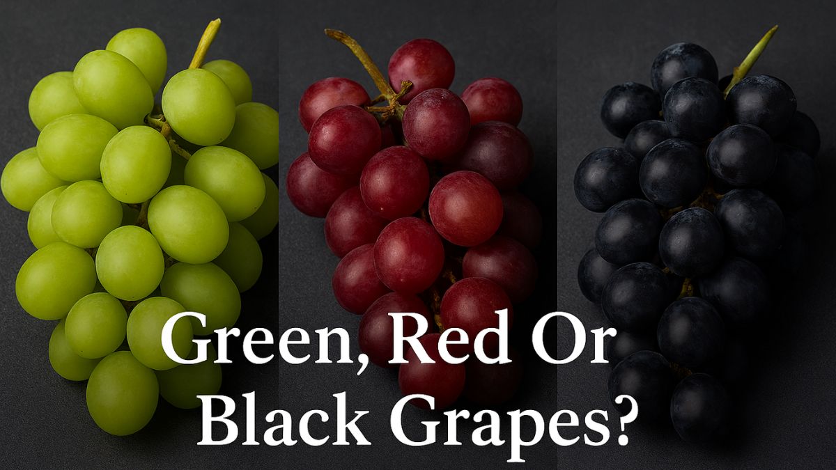 Green, Red Or Black: Which Type Of Grape Is Most Nutritious