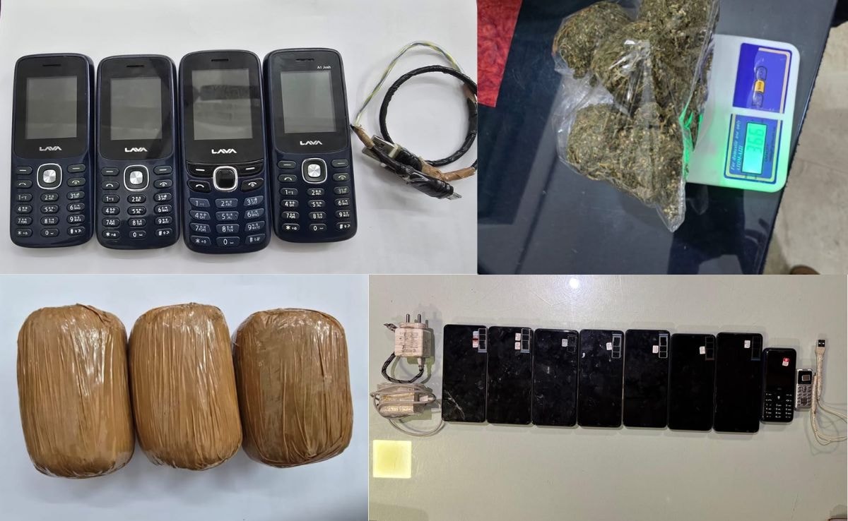 24 Phones, 11 SIMs, Knives, 366 Grams Of Ganja Seized From Karnataka Jails