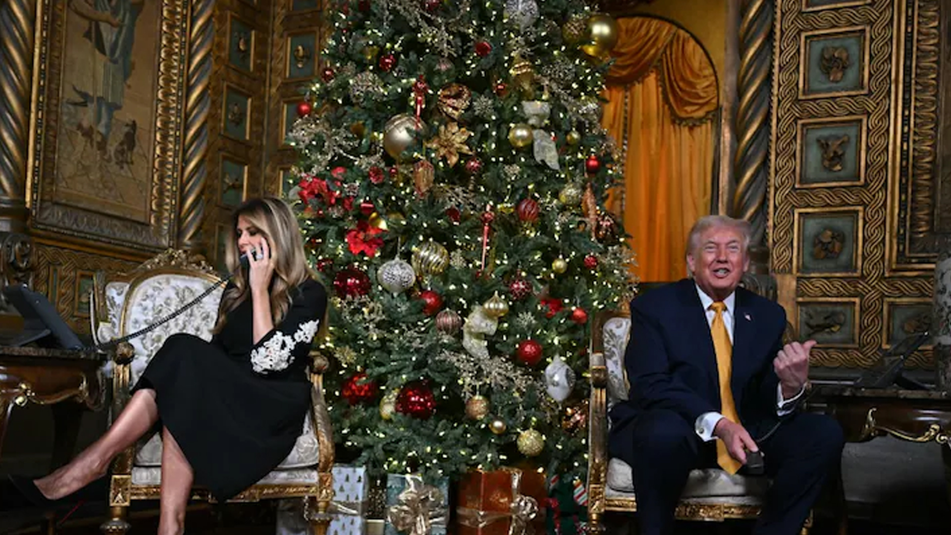 Trump Says US Won't Allow "Bad Santa" Infiltration In Christmas Calls With Kids
