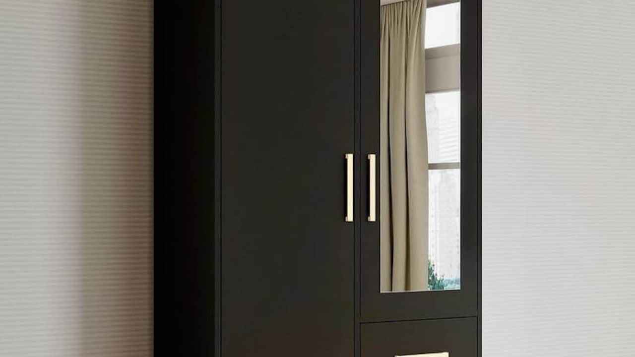 Get a sleek selection of the top 2-door wardrobes under ₹10,000 with mirrors